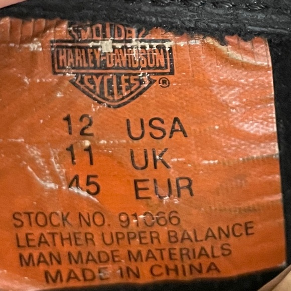 Vintage Harley Davidson Boots